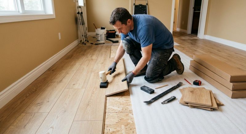 Laminate Floor Installation in Kent, OH