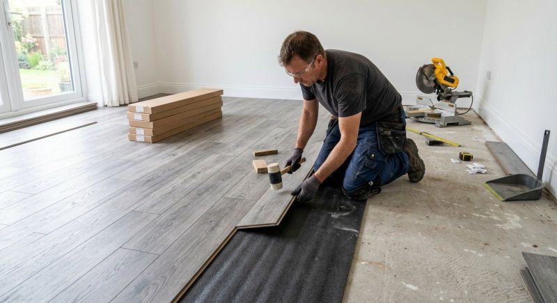 Laminate Floor Installation in North Royalton, OH