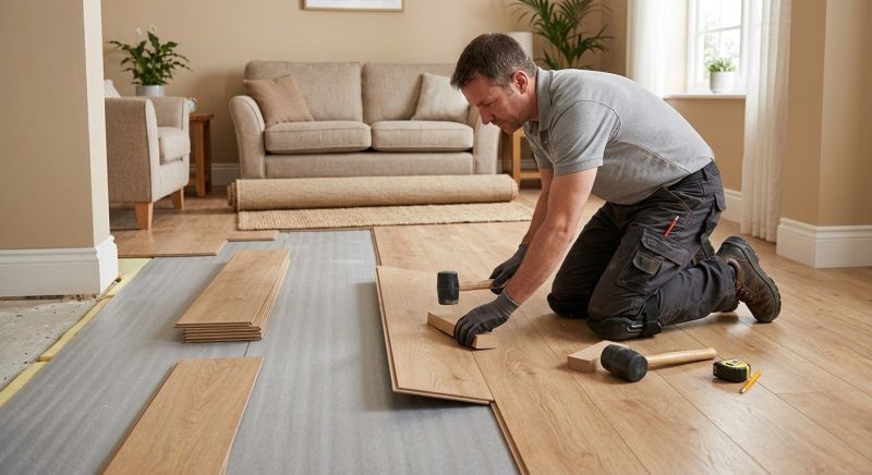 Laminate Floor Installation in Tallmadge, OH