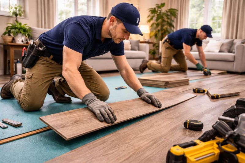 Laminate Floor Replacement in Aurora, OH