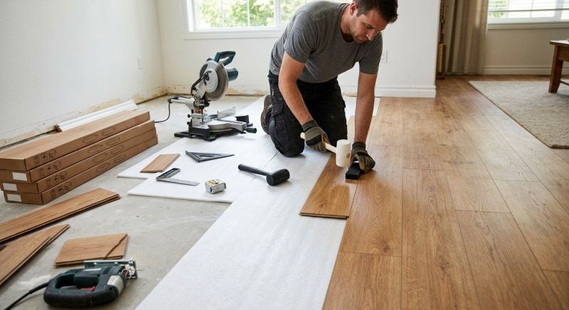 Laminate Floor Replacement in Chagrin Falls, OH
