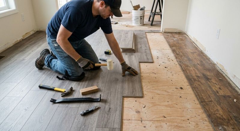 Laminate Floor Replacement in Streetsboro, OH