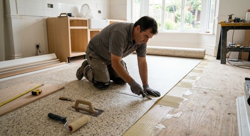 Linoleum Floor Installation in Alliance, OH