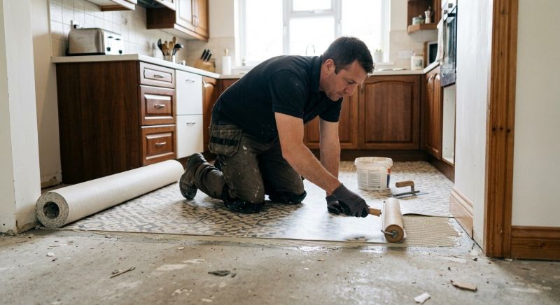 Linoleum Floor Installation in Hartville, OH