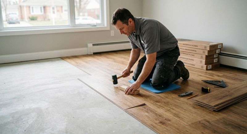 Linoleum Floor Installation in Louisville, OH