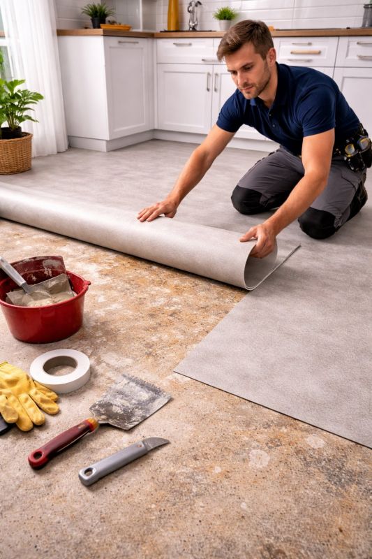 Linoleum Floor Installation in Streetsboro, OH