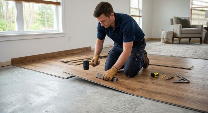 Luxury Vinyl Tile Installation in Deerfield, OH