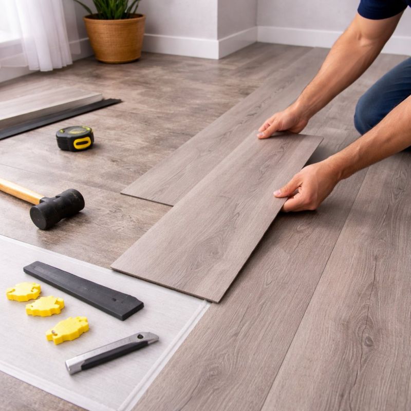 Luxury Vinyl Tile Installation in Louisville, OH