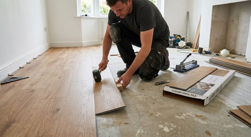 Luxury Vinyl Tile Installation in Rootstown, OH