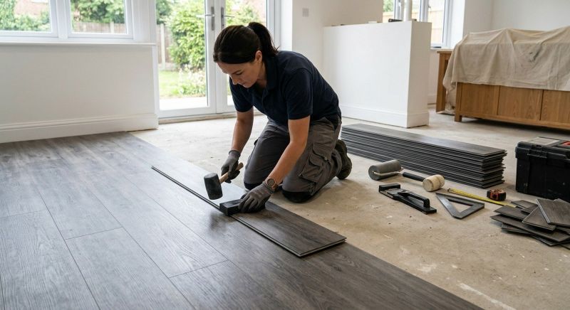 Luxury Vinyl Tile Installation in Summit County, OH