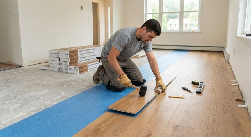 Lvt Flooring Installation in Aurora, OH