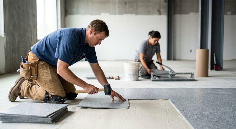 Lvt Flooring Installation in Kent, OH