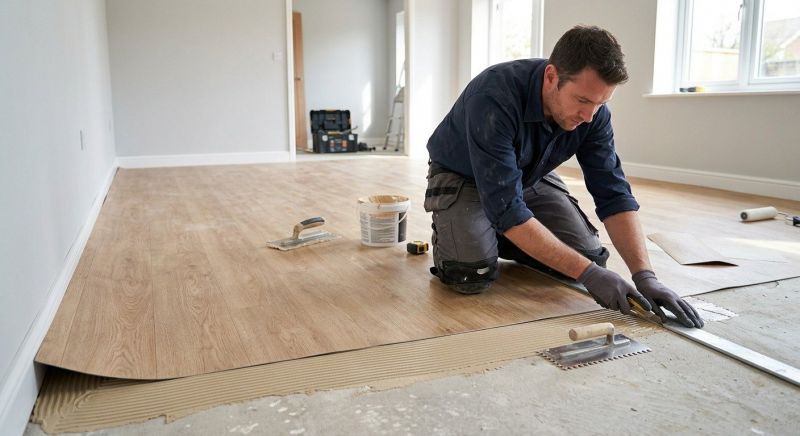 Sheet Flooring Installation in Beloit, OH