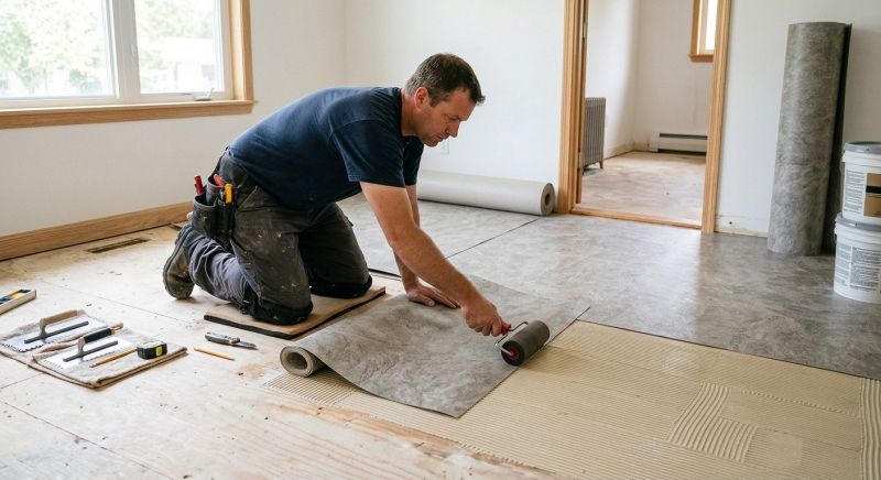 Sheet Flooring Installation in North Royalton, OH