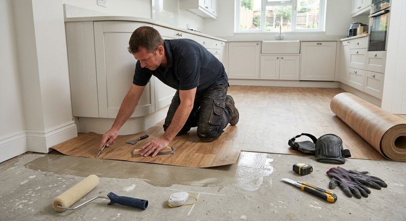 Sheet Linoleum Installation in Beloit, OH