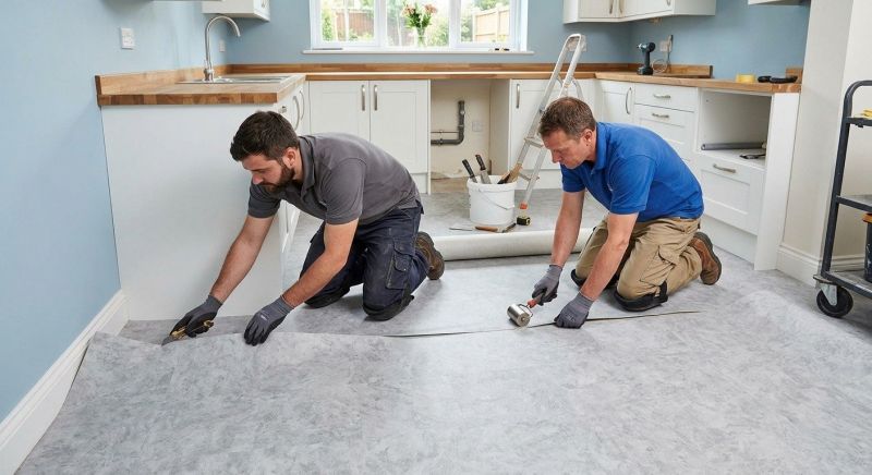 Sheet Linoleum Installation in Portage County, OH