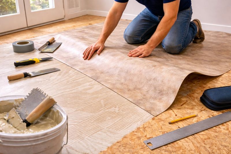 Sheet Vinyl Installation in Wadsworth, OH