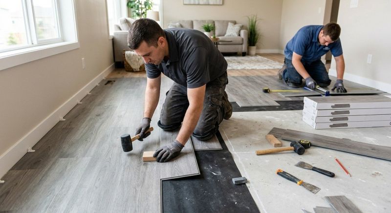 Vinyl Flooring Installation in Barberton, OH