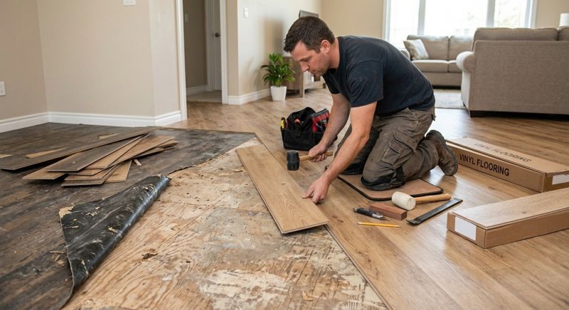 Vinyl Flooring Installation in Stow, OH