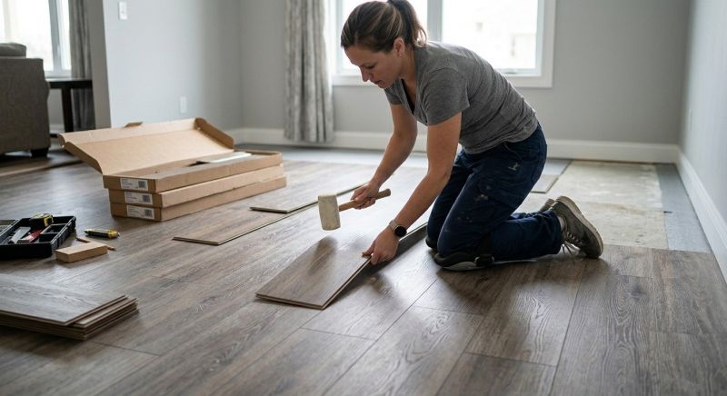 Vinyl Plank Floor Installation in Portage County, OH