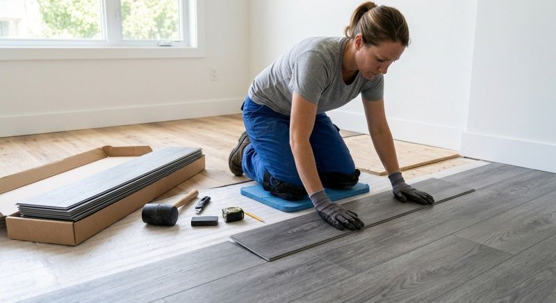 Vinyl Tile Replacement in Portage County, OH